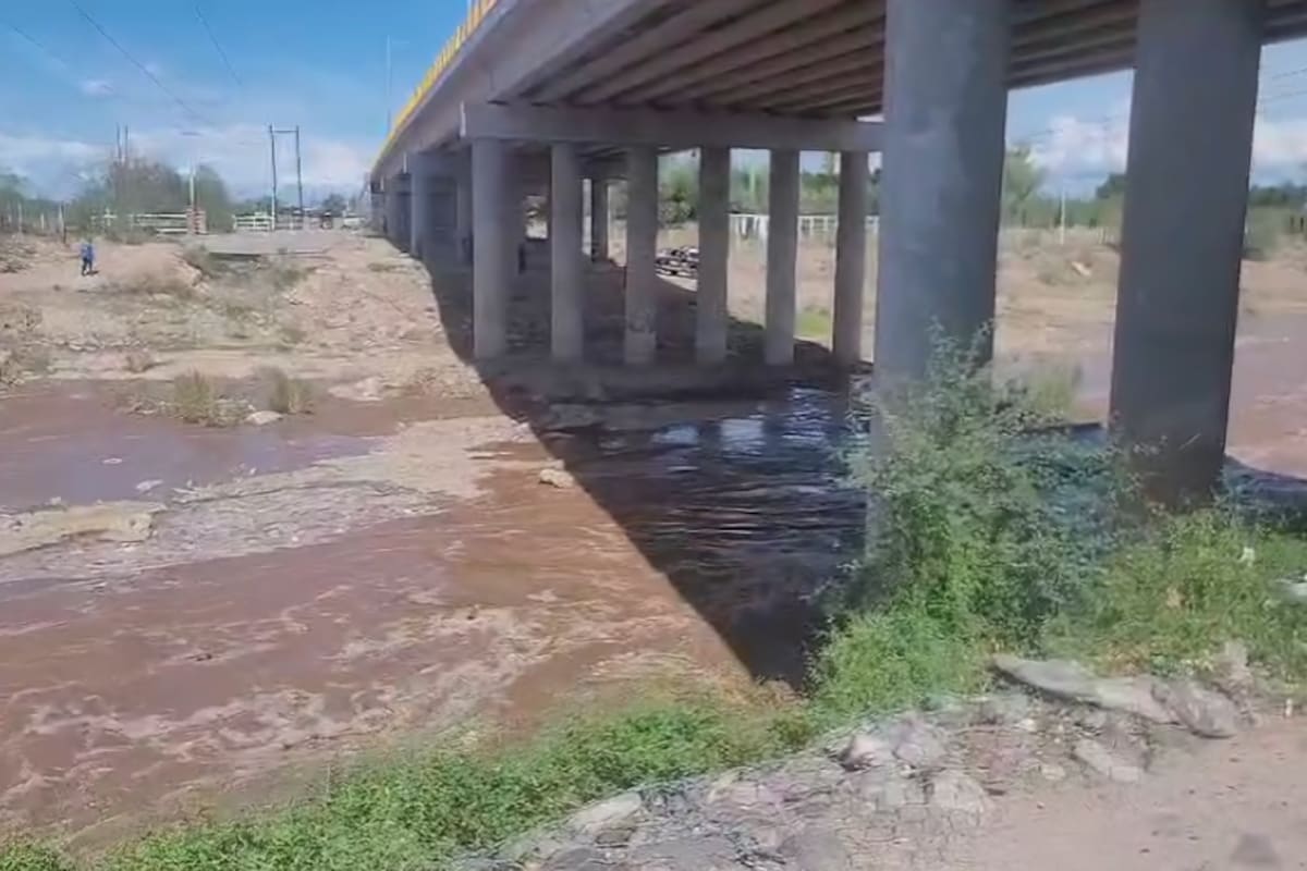 Lluvias en la sierra elevan el nivel de ríos en Hermosillo; Bomberos advierten sobre riesgos