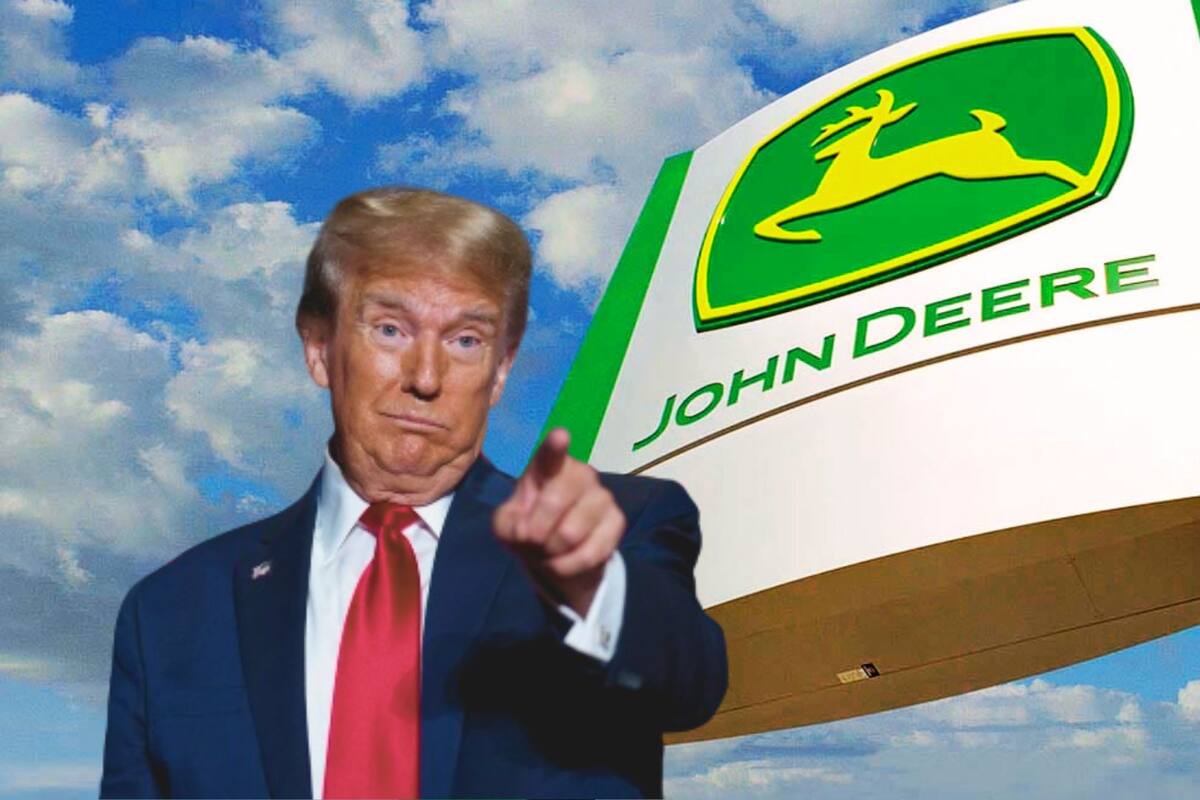 Trump amenaza con un arancel del 200% a John Deere si traslada producción a México