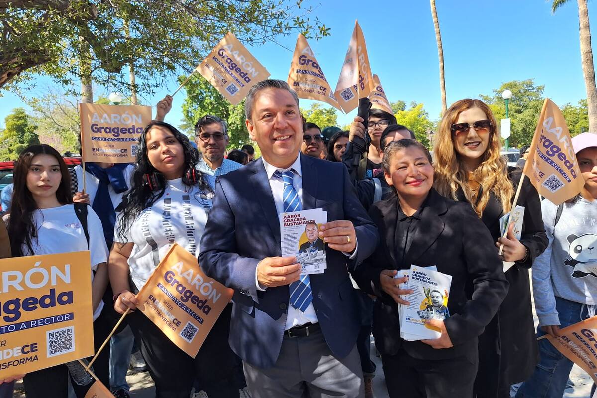 Aarón Grageda propone educación gratuita y mejor infraestructura vial en Unison como candidato a rector
