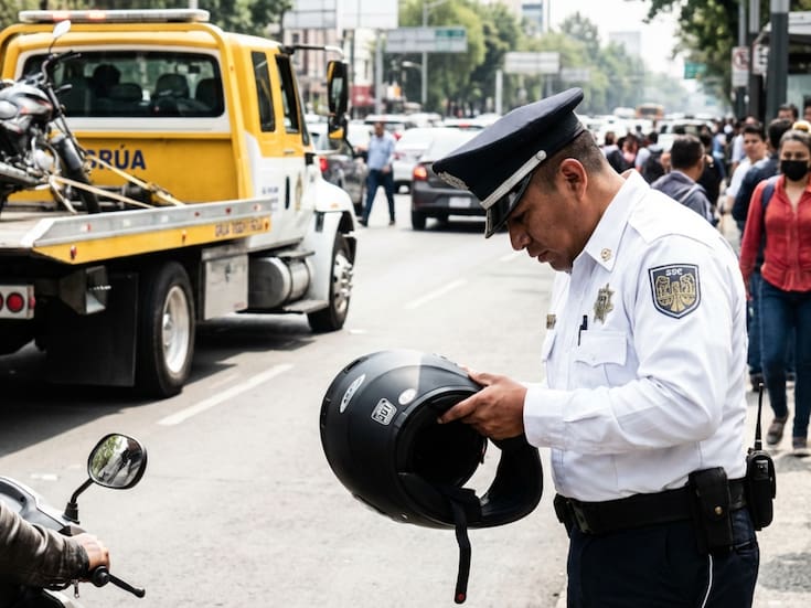 El Gobierno de la CDMX refuerza operativos contra motociclistas sin casco: Las multas superarán los tres mil quinientos pesos y el envío al corralón será obligatorio para quienes incumplan la norma de seguridad vial este dos mil veintiséis