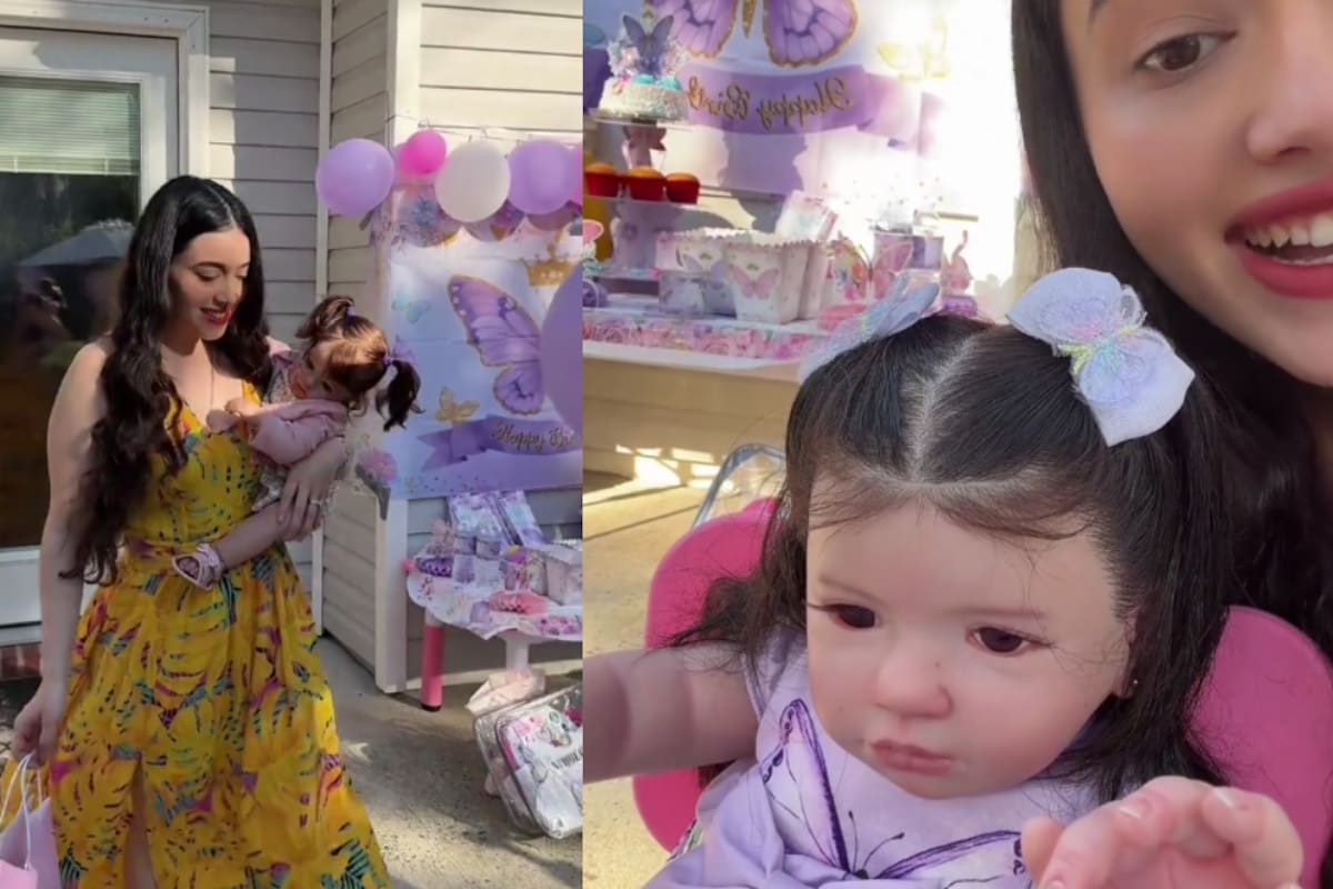 “¿Qué significan estos muñecos?”: Mujer causa impresión al asistir a una fiesta de cumpleaños dedicada exclusivamente a bebés reborn