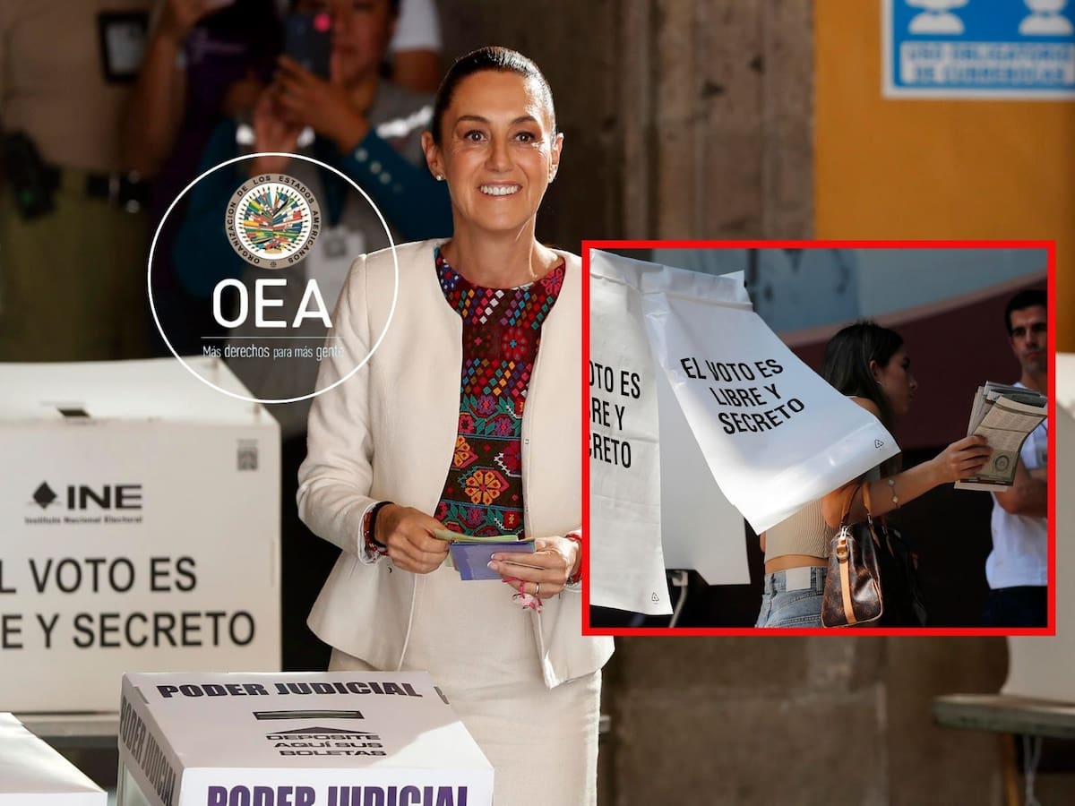 OEA critica elección judicial en México y cuestiona falta de independencia. | Crédito: EFE