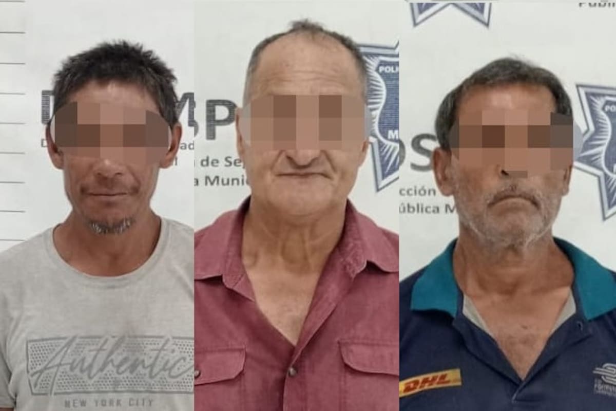 Detienen a tres hombres por robo de cebolla en el Centro de Mexicali