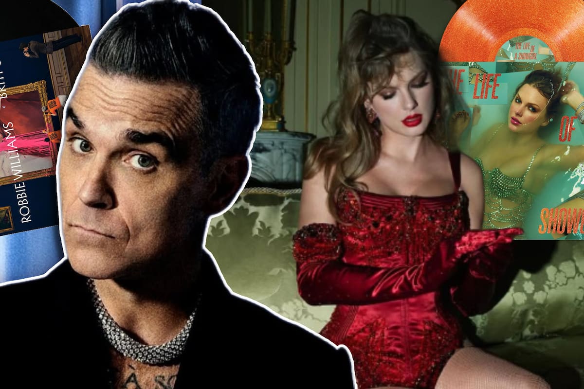 “No puedes competir con ella”: Robbie Williams revela que retrasó su álbum para que no coincidiera con el de Taylor Swift