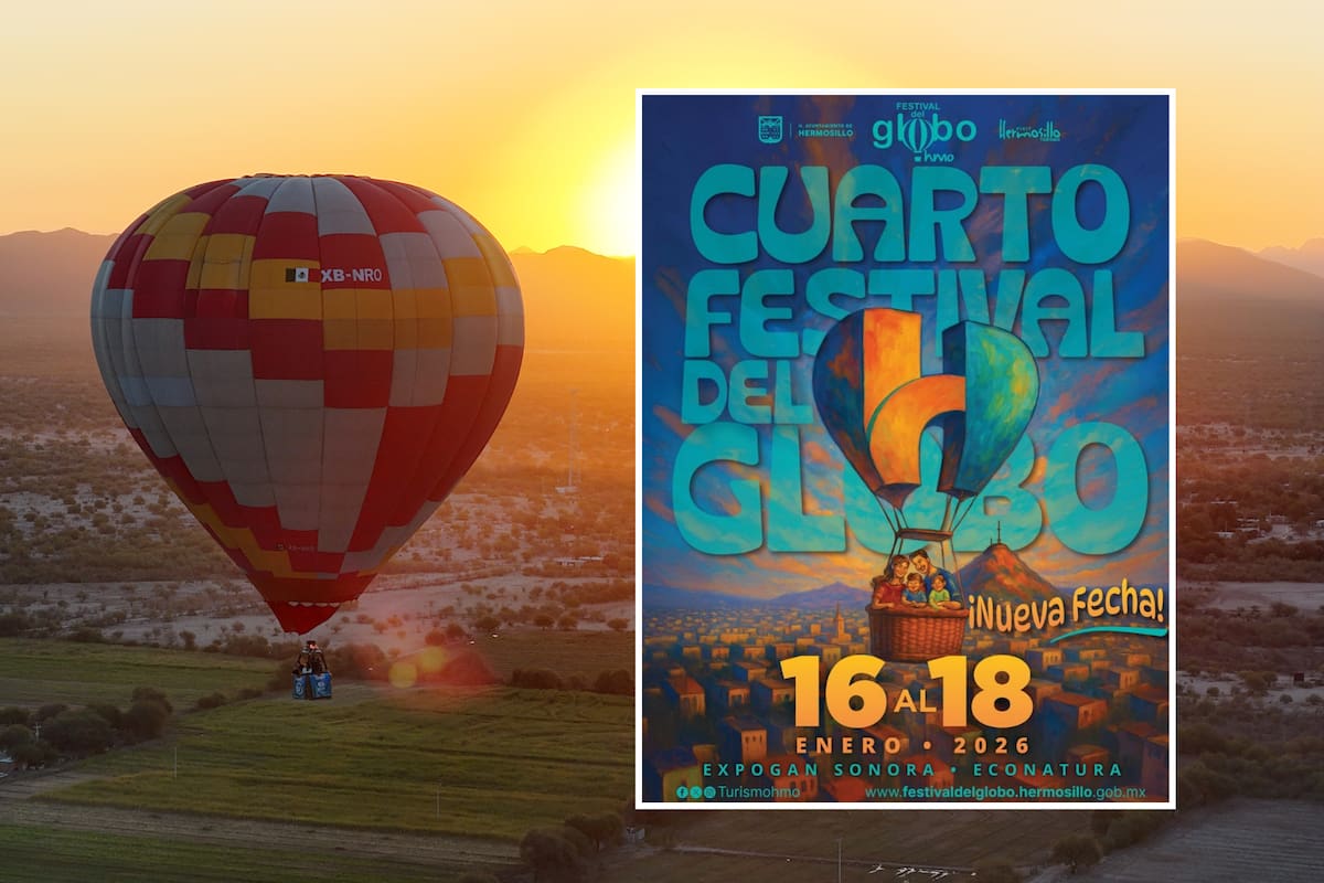 Festival del Globo Hermosillo 2026: Programa de actividades, espectáculos, exhibiciones y zonas que podrás disfrutar en esta cuarta edición