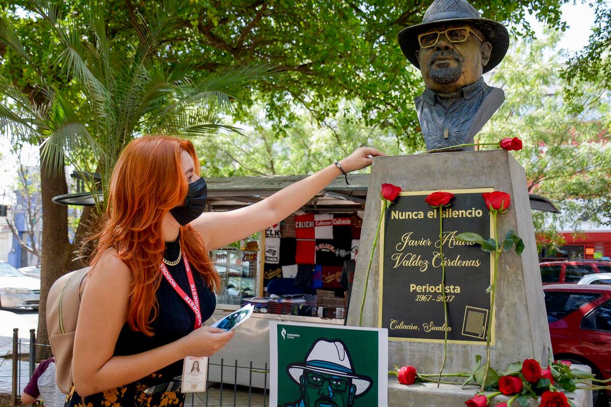 “Aquí nadie olvida”: Protestan en Culiacán tras 5 años del homicidio del periodista Javier Valdez