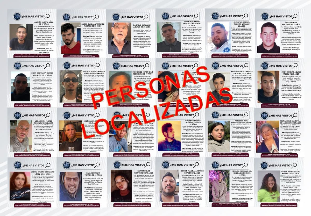 Entre el 7 y el 18 de octubre, la Fiscalía localizó a 24 personas, incluidos cinco menores de edad, que habían sido reportadas como desaparecidas. Foto: Cortesía