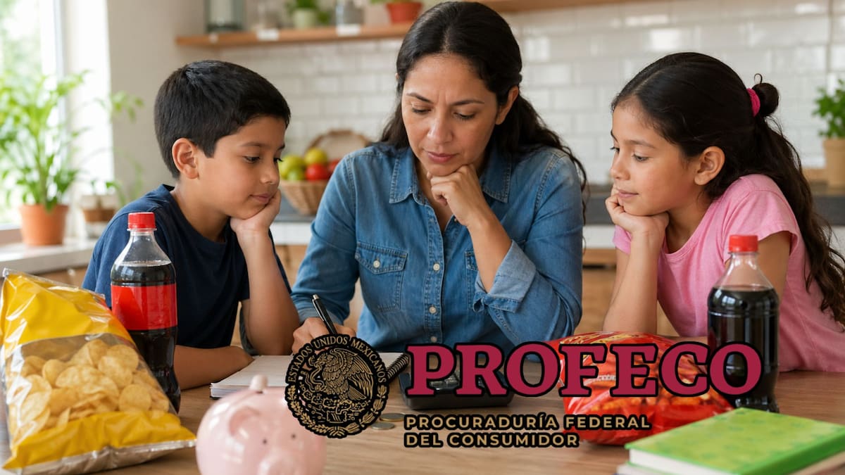 Profeco revela que comprar refrescos y frituras diariamente genera un gasto hormiga de 15,330 pesos anuales por hijo, impactando la economía familiar y elevando el riesgo de obesidad infantil en México