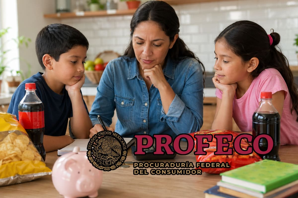 Profeco revela que comprar refrescos y frituras diariamente genera un gasto hormiga de 15,330 pesos anuales por hijo, impactando la economía familiar y elevando el riesgo de obesidad infantil en México