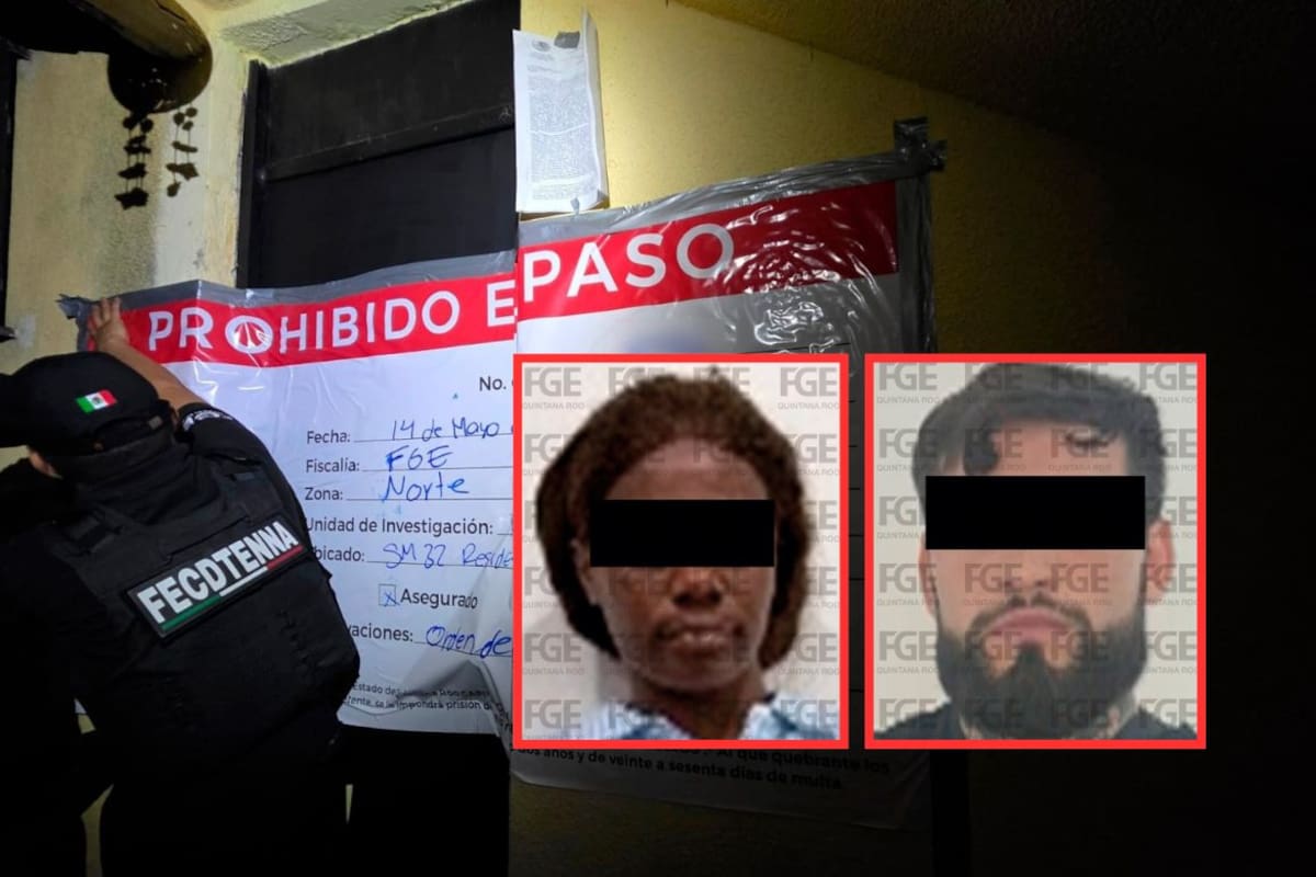 Cubana y argentino detenidos en Cancún por trata de personas: engañaron a mujeres de México, Venezuela y Paraguay con falsas ofertas de empleo