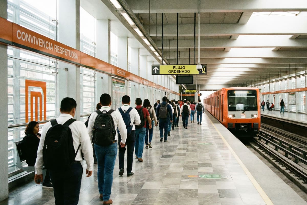 Metro CDMX 2026: nuevas reglas prohiben correr y sentarse en el piso; así cambia la movilidad en pasillos y vagones