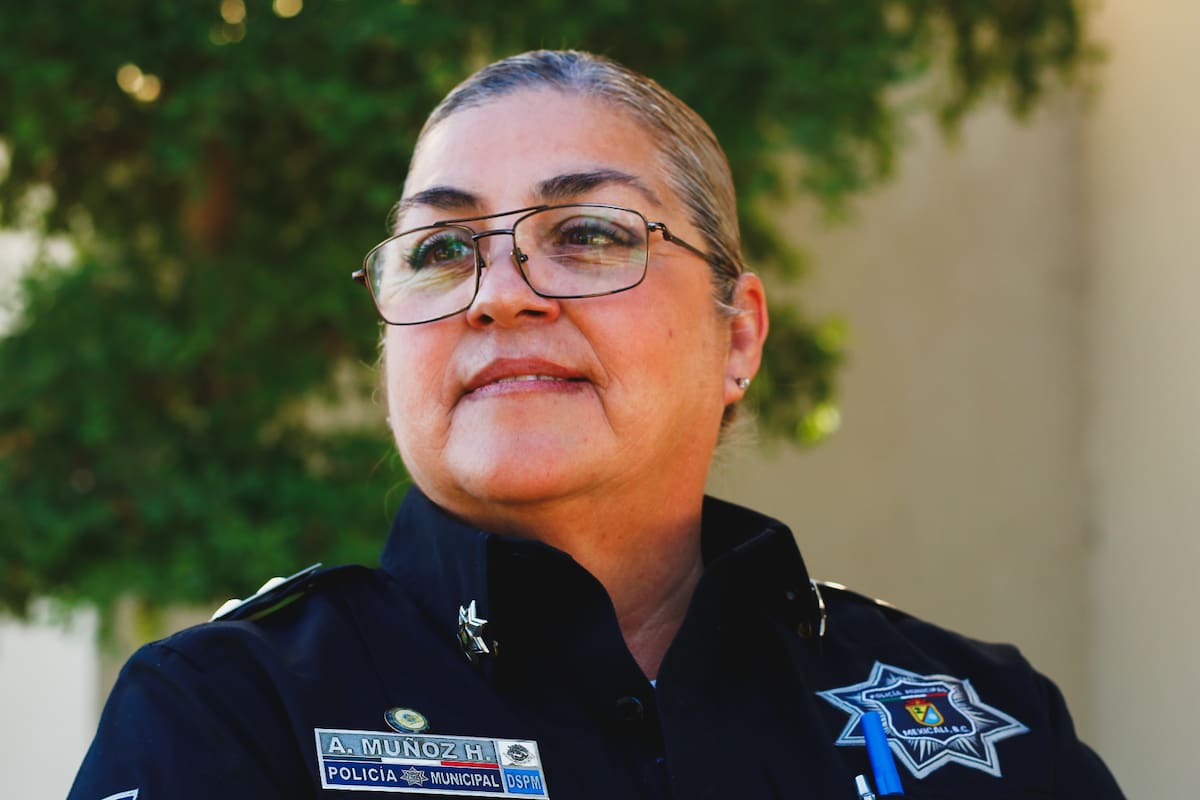 Rompió esquemas al enrolarse como policía