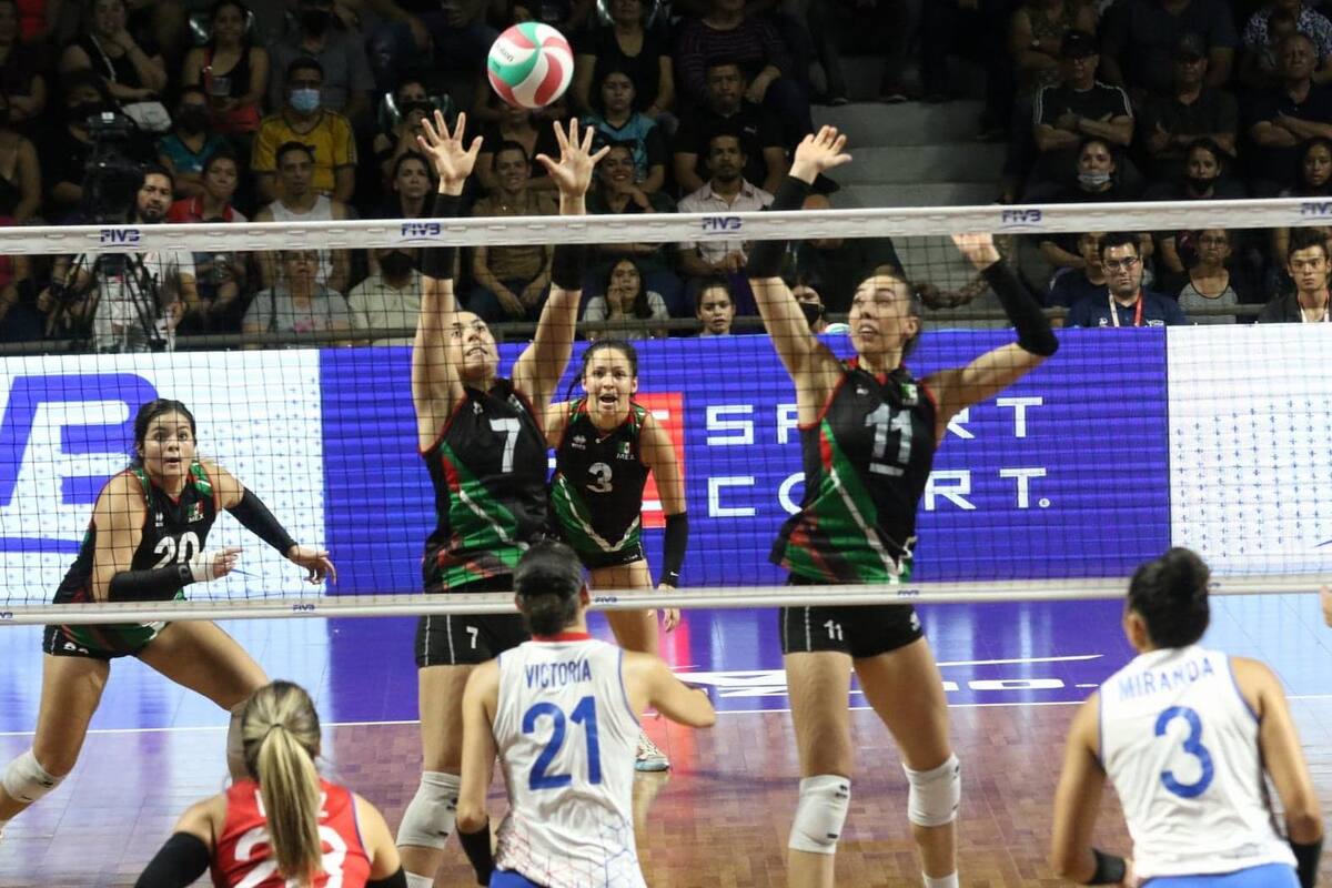 México y Puerto Rico se enfrentan en Arena Sonora por la Copa Panamericana de Voleibol Femenil