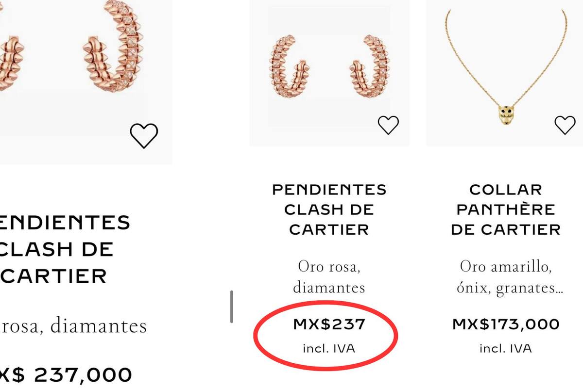 La historia del joven que compró unos aretes Cartier por 237 pesos a críticas de Lily Téllez