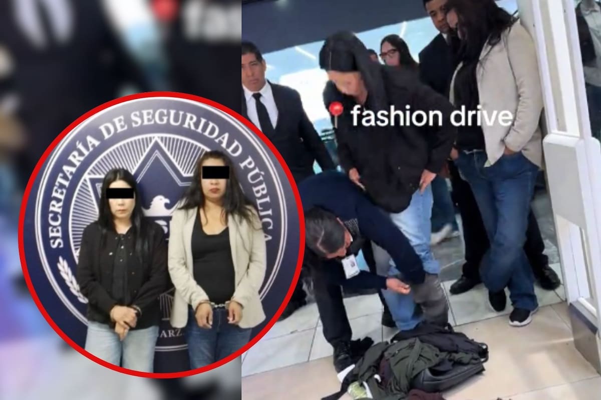 Captan a mujer intentando robar ropa en tienda departamental; ocultaba 21 prendas bajo el pantalón (VIDEO)