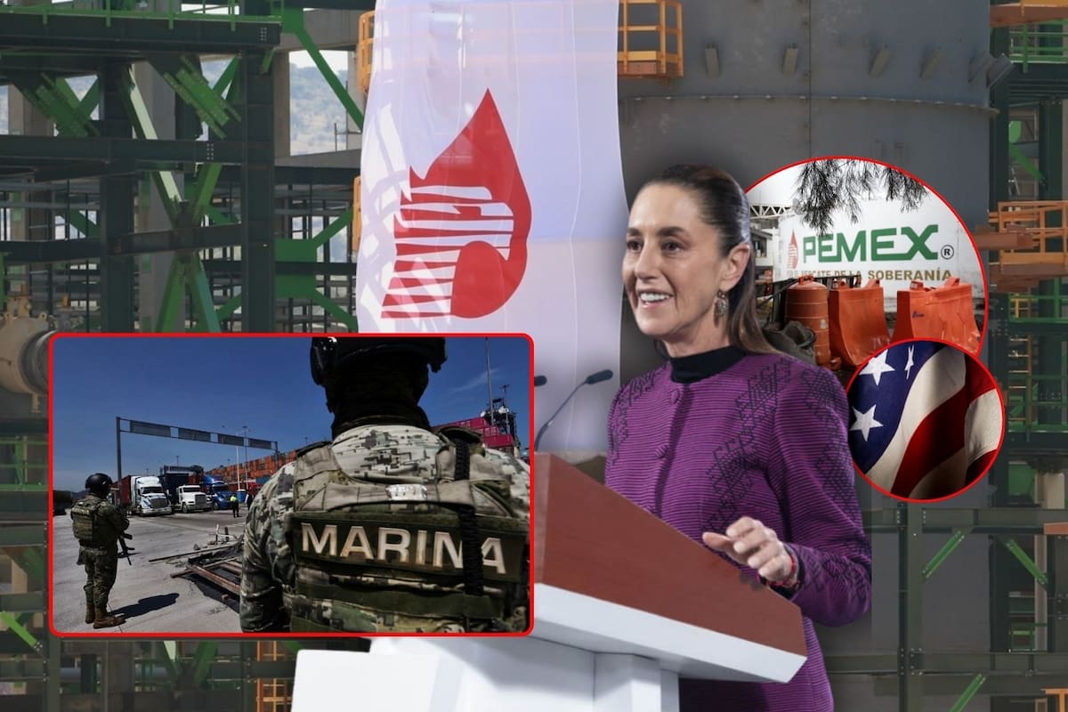 Mientras Sheinbaum admitió que Pemex sí enfrenta riesgo por huachicol, la petrolera ya alertó a EEUU sobre el impacto del robo de combustible y la “concentración del poder político” en México