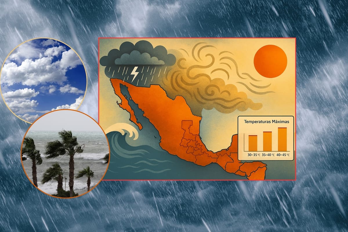 Dos frentes fríos, canal de baja presión y ola de calor se combinan para dejar condiciones climáticas drásticas; podría nevar en esta zona