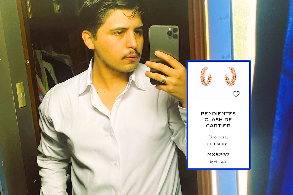 Joven que se volvió viral por comprar los aretes de lujo de la marca Cartier por 237 pesos y, ante las críticas, recurre a la Profeco y gana