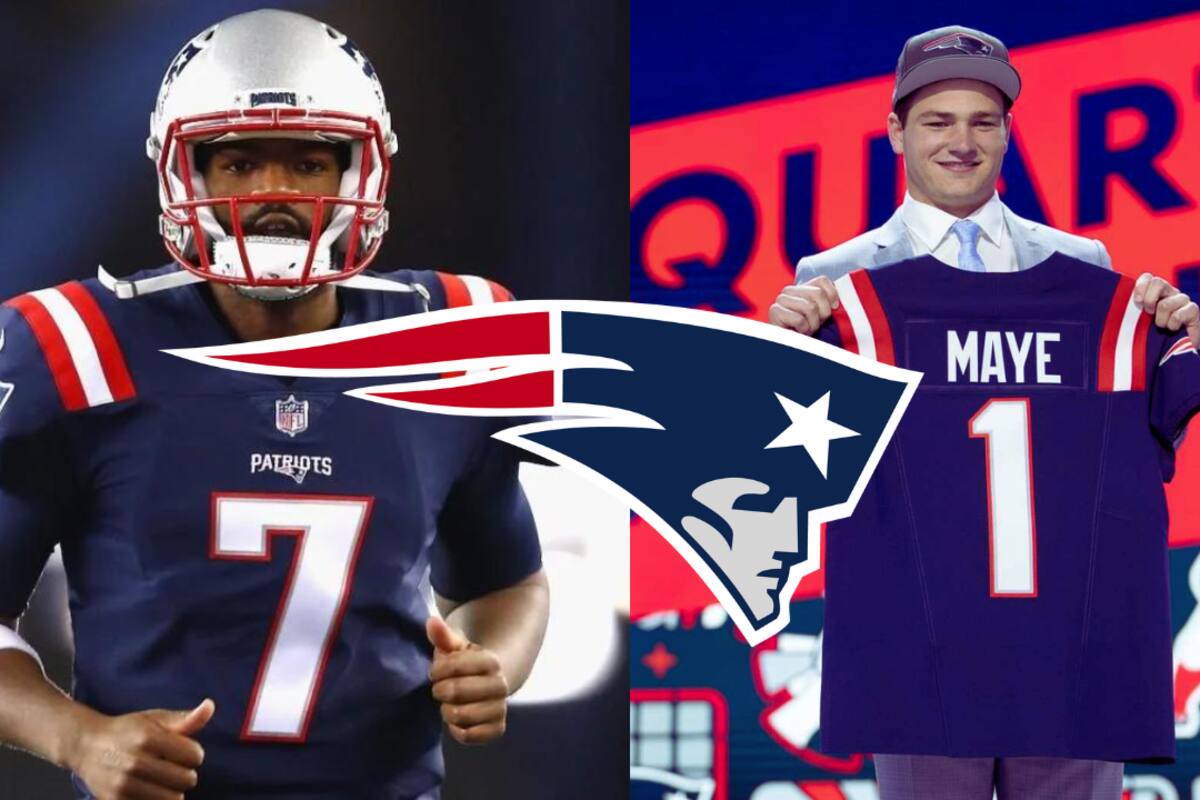 NFL: Drake Maye podría sentarse detrás de Jacoby Brissett por la titularidad con los Patriotas en la temporada 2024