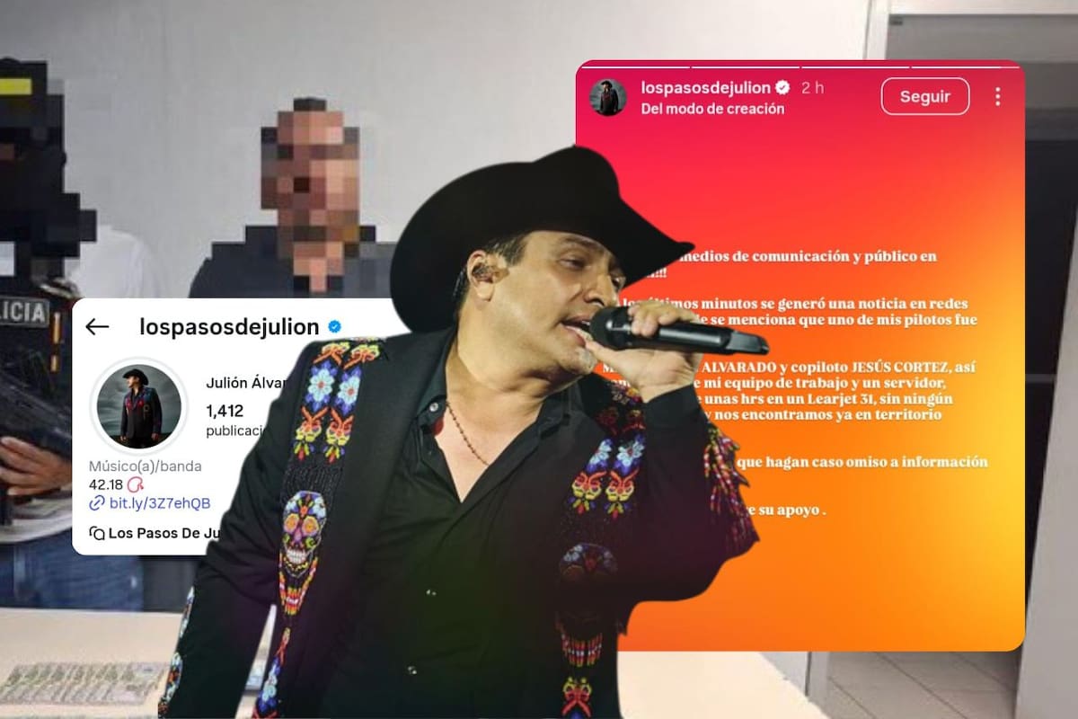 Julión Álvarez desmiente detención de su piloto tras arresto en Honduras por narcotráfico