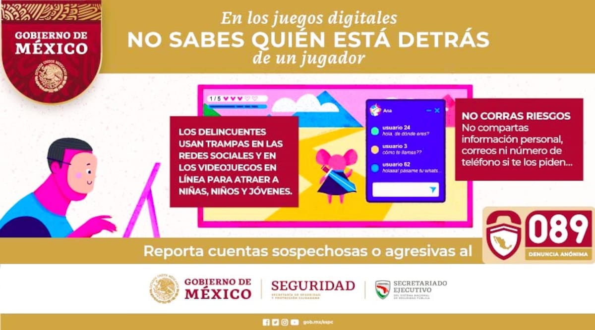 ¿Cómo denunciar prácticas indebidas en los juegos digitales en línea, según el Gobierno de México?