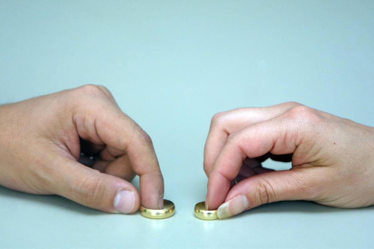 Más de 3 mil se divorciaron en BC durante 2018