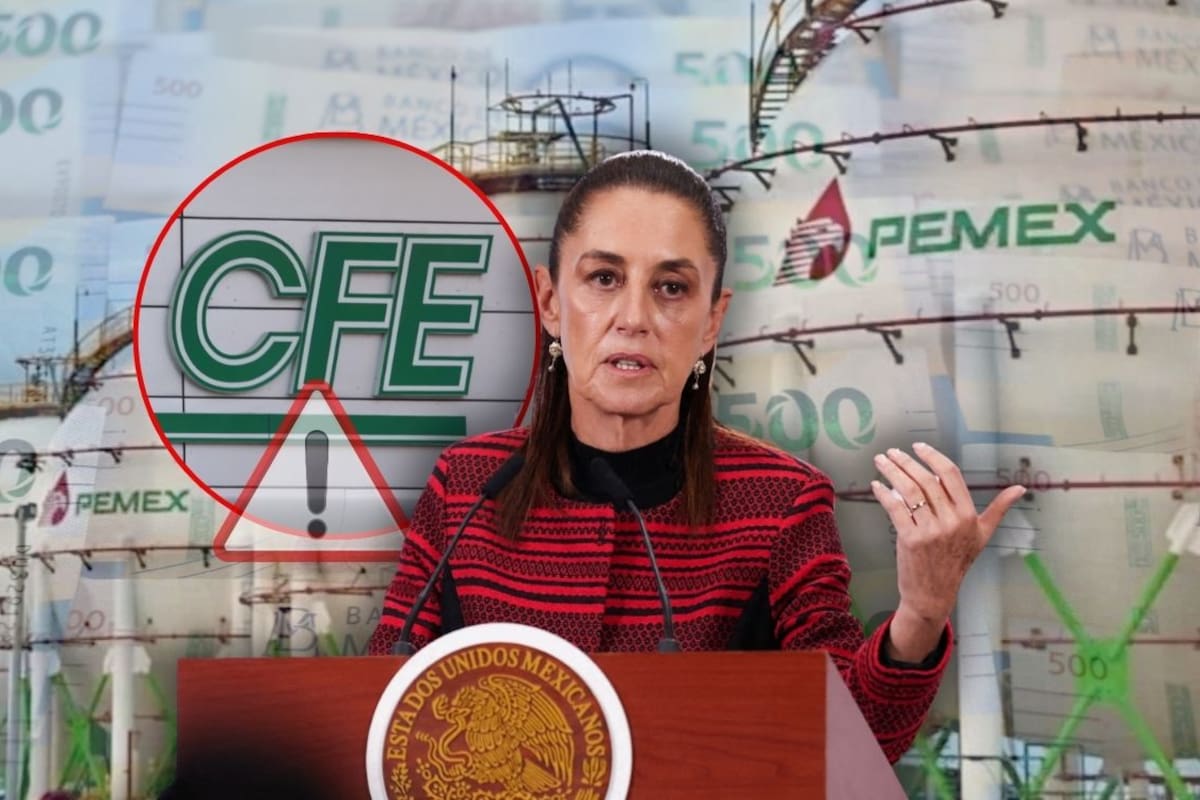 Calificadora global S&P cambia a negativa la perspectiva de Pemex y CFE tras advertir que el alto endeudamiento y los rescates financieros del Gobierno aumentarían la deuda y el déficit de México