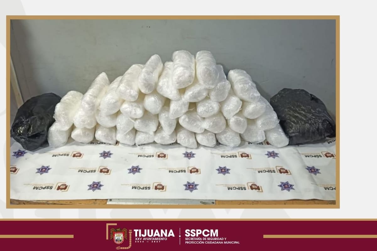 Decomisan más de 17 kilos de presunto cristal en vehículo bajo modalidad de ‘mula ciega’ en Tijuana