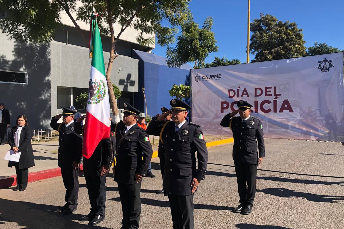 En el día del policía, realizan homenaje a elementos caídos en Ciudad Obregón