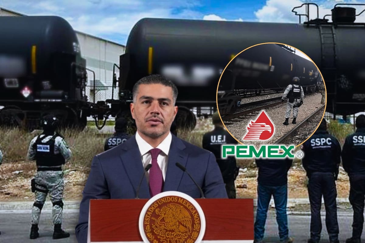 El huachicol se hace camino, ahora con ferrotanques; Harfuch confirma investigación a Ingemarde por red criminal y huachicol fiscal