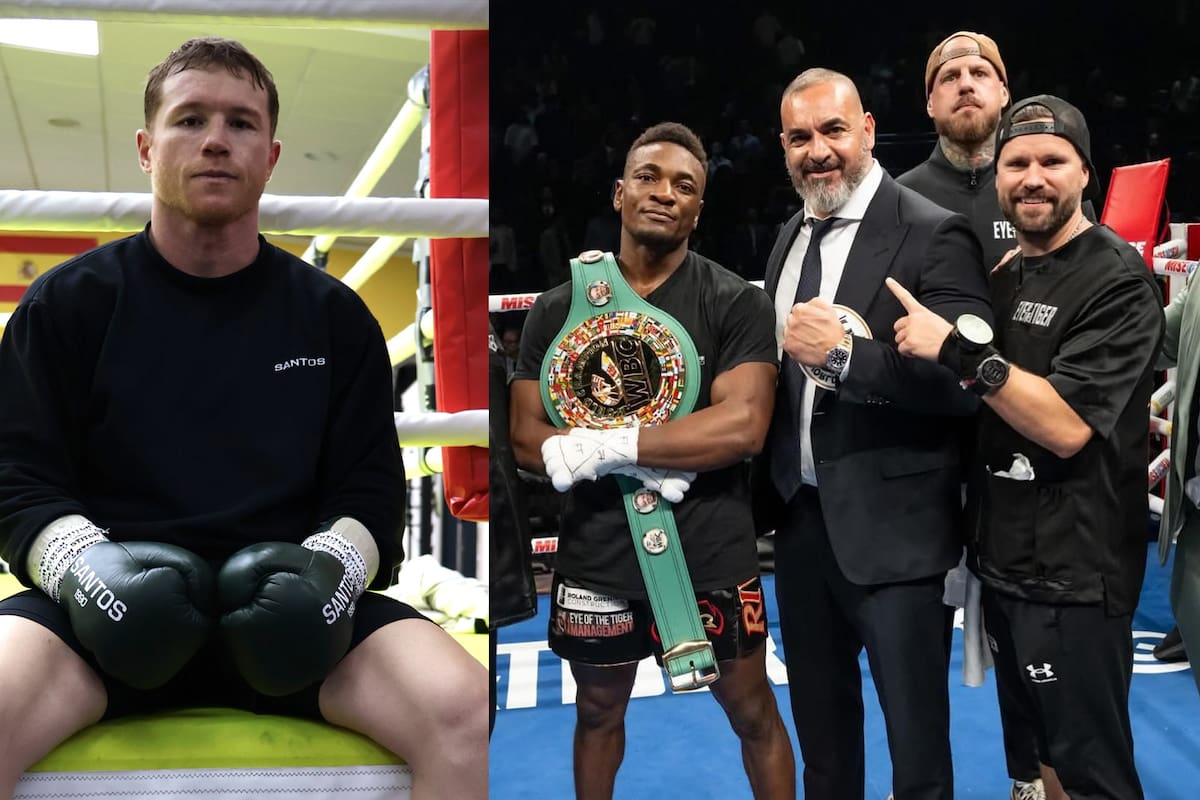 Equipo de Christian Mbilli protesta por los guantes de Canelo Álvarez a horas de la pelea