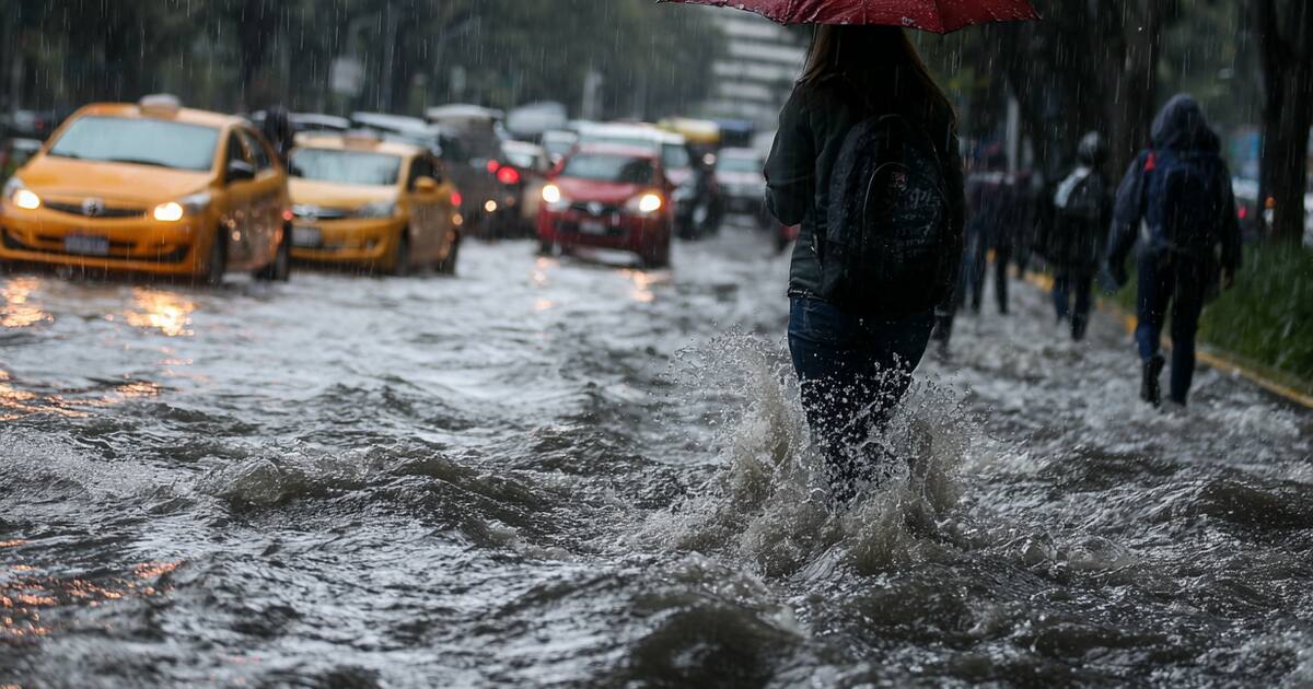 Fuertes lluvias el lunes y martes en estas ciudades; una masa de aire frío afectará estas regiones