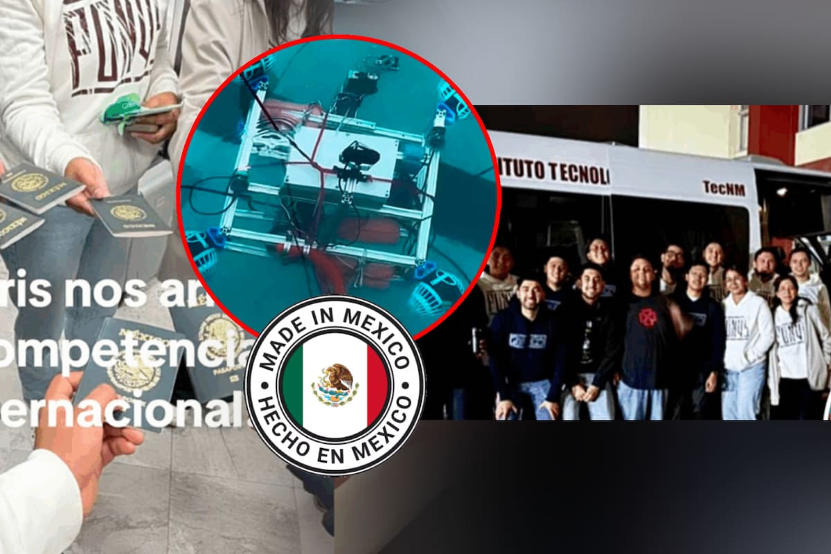 Estudiantes querían poner a México en alto con su robot sumergible que crearon para competencia internacional pero aerolínea “lo pierde” en su vuelo; le exigen que se haga responsable