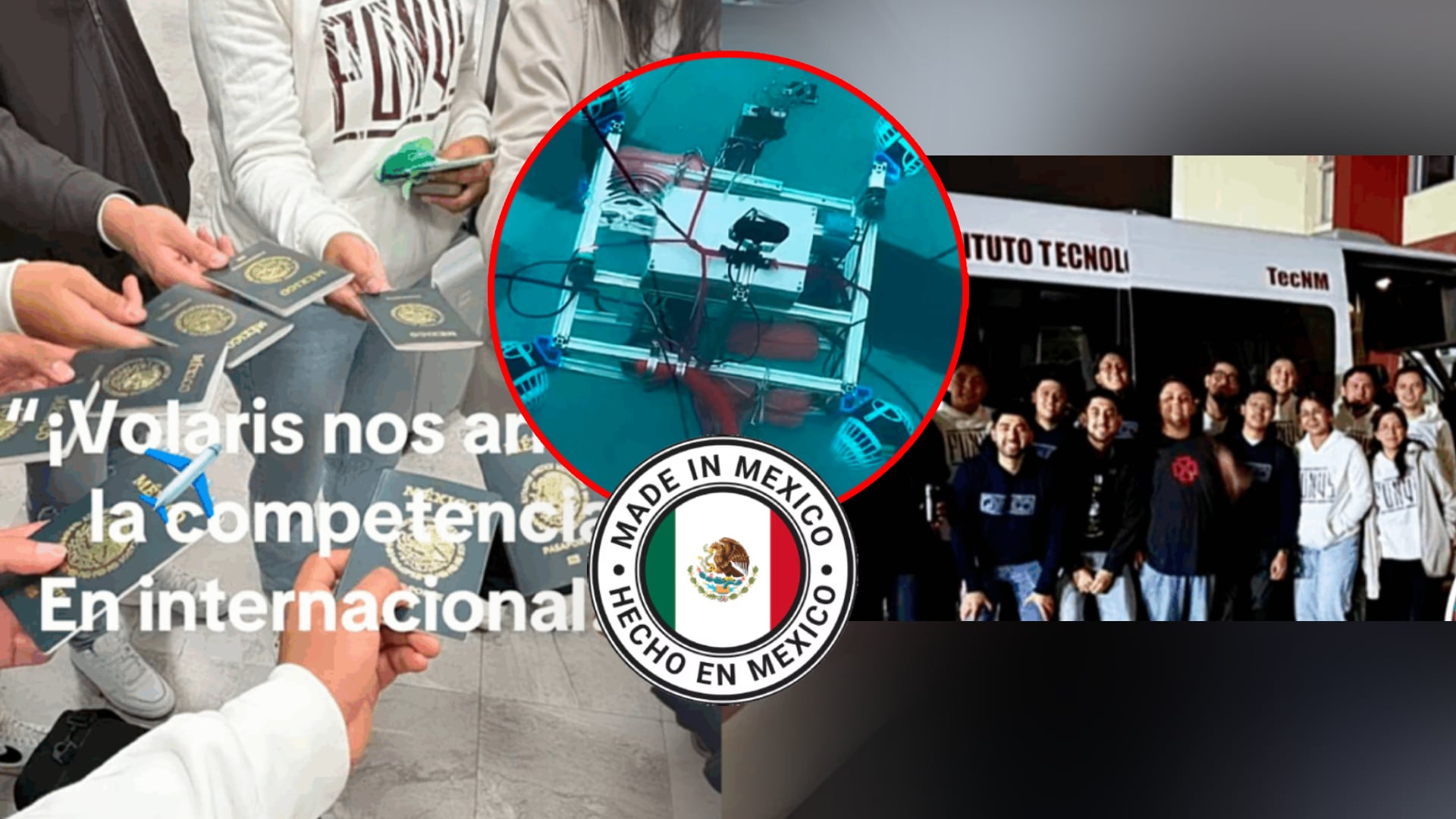 Los estudiantes querían poner el nombre de México en alto con el robot que crearon para competencia internacional, pero su proyecto