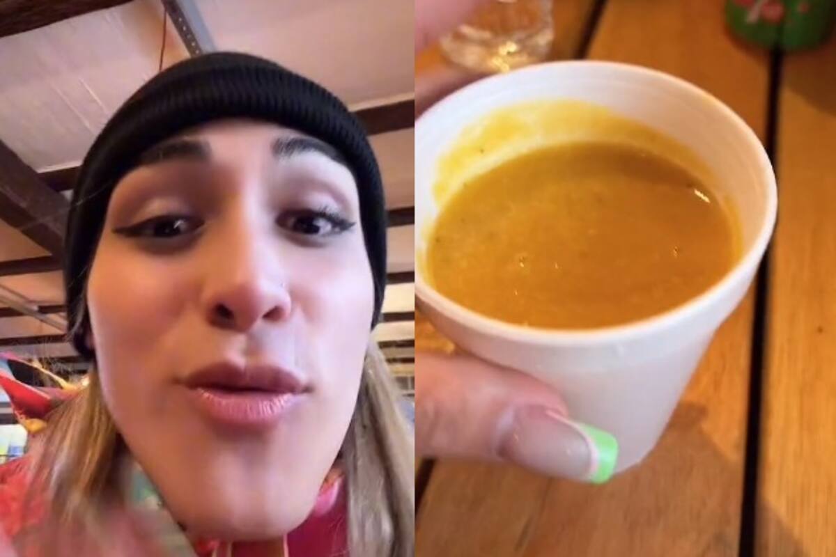 "Estoy estafada": Se lleva mala sorpresa al pagar sopa en centro de esquí