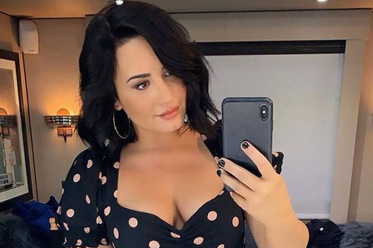 Publica Demi Lovato imagen donde aparece embarazada