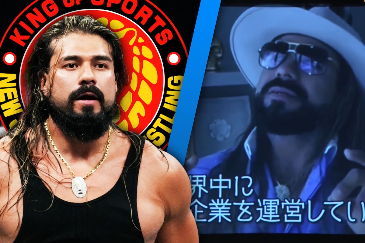 Andrade El Ídolo aparece para luchar en NJPW de Japón
