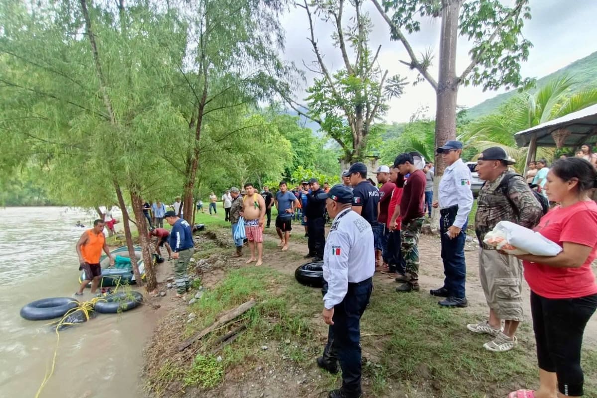 Hallan cuerpo de niño arrastrado por el río Moctezuma en Hidalgo