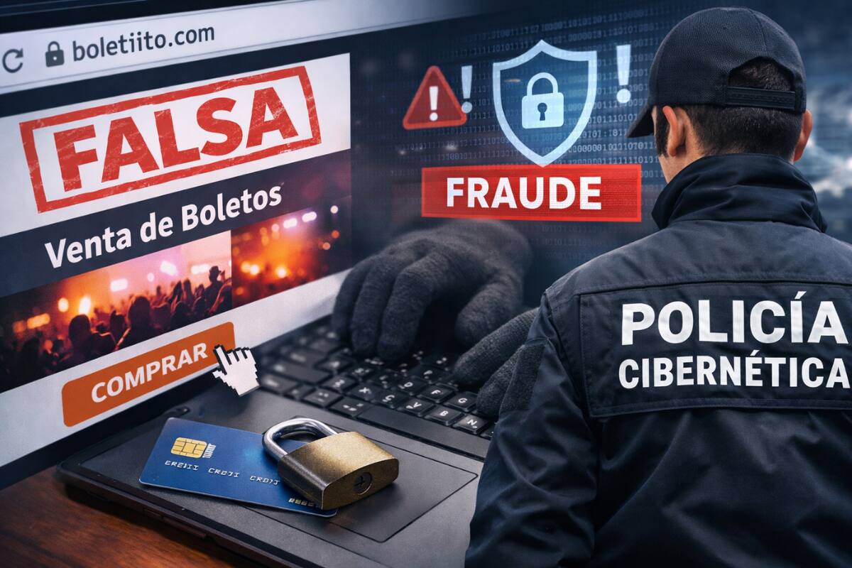 ¡Alerta! Policía Cibernética detiene página falsa de Boletito para venta de boletos