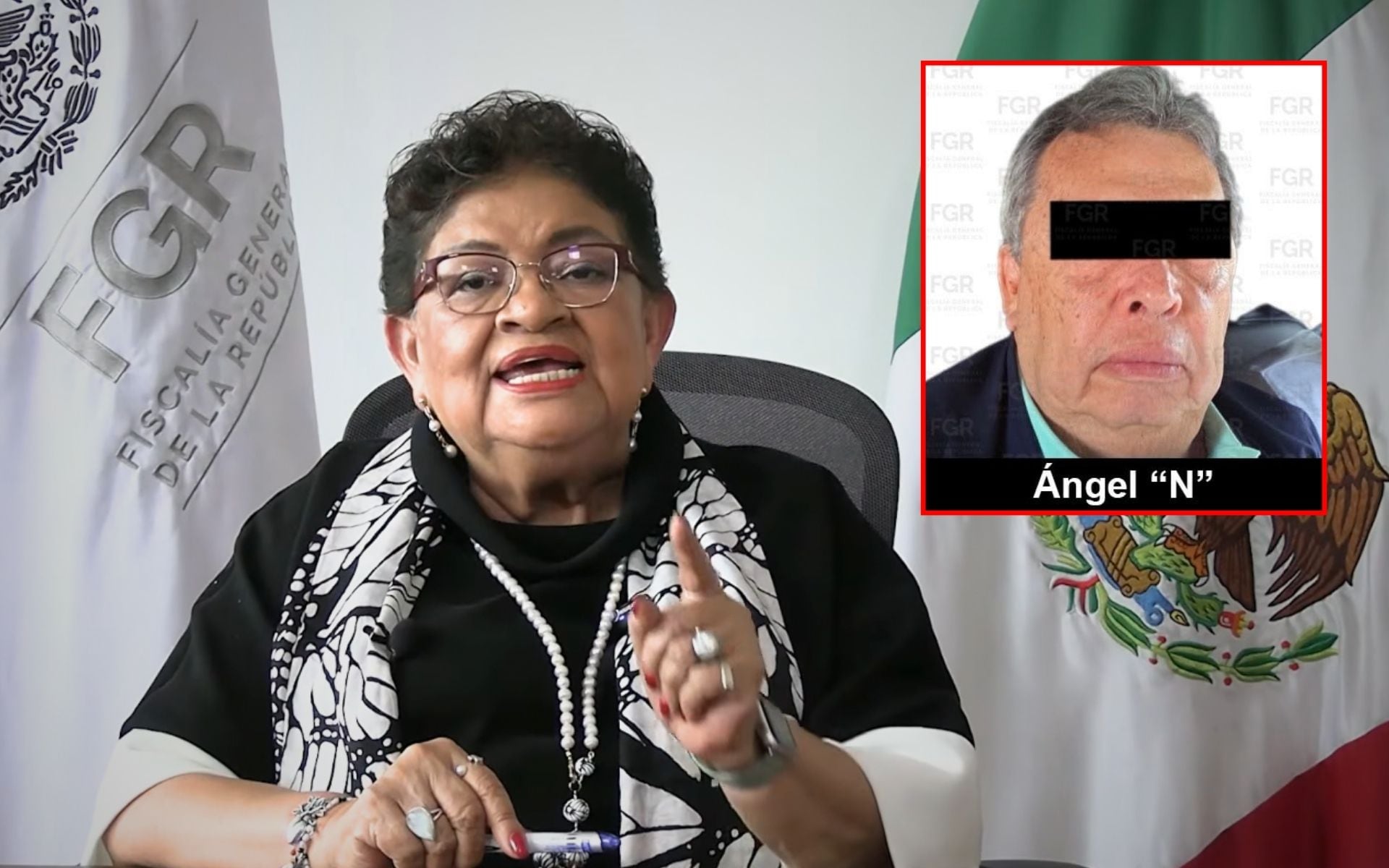 Ángel Aguirre Rivero, exgobernador de Guerrero, fue detenido en el Estado de México por su presunta participación en el ocultamiento de grabaciones relacionadas con la desaparición de los 43 normalistas de Ayotzinapa. | Cpatura de pantalla/FGR
