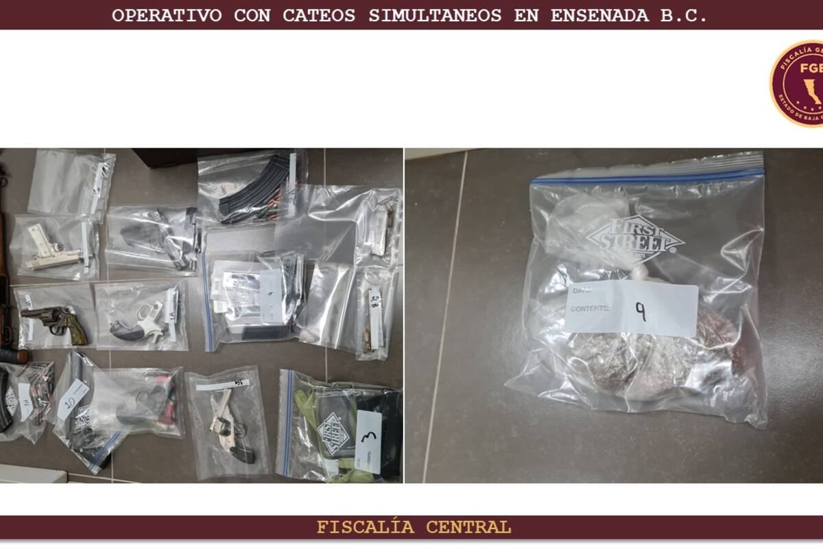 Arrestan a 11 relacionados con el crimen organizado en Ensenada