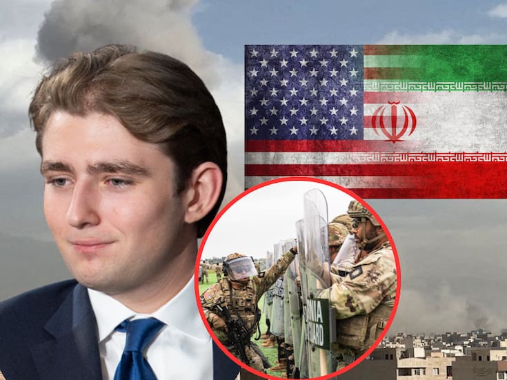 Ex colaborador de South Park reta a Donald Trump a mandar a su hijo Barron al frente de batalla en Medio Oriente a través de una página web satírica