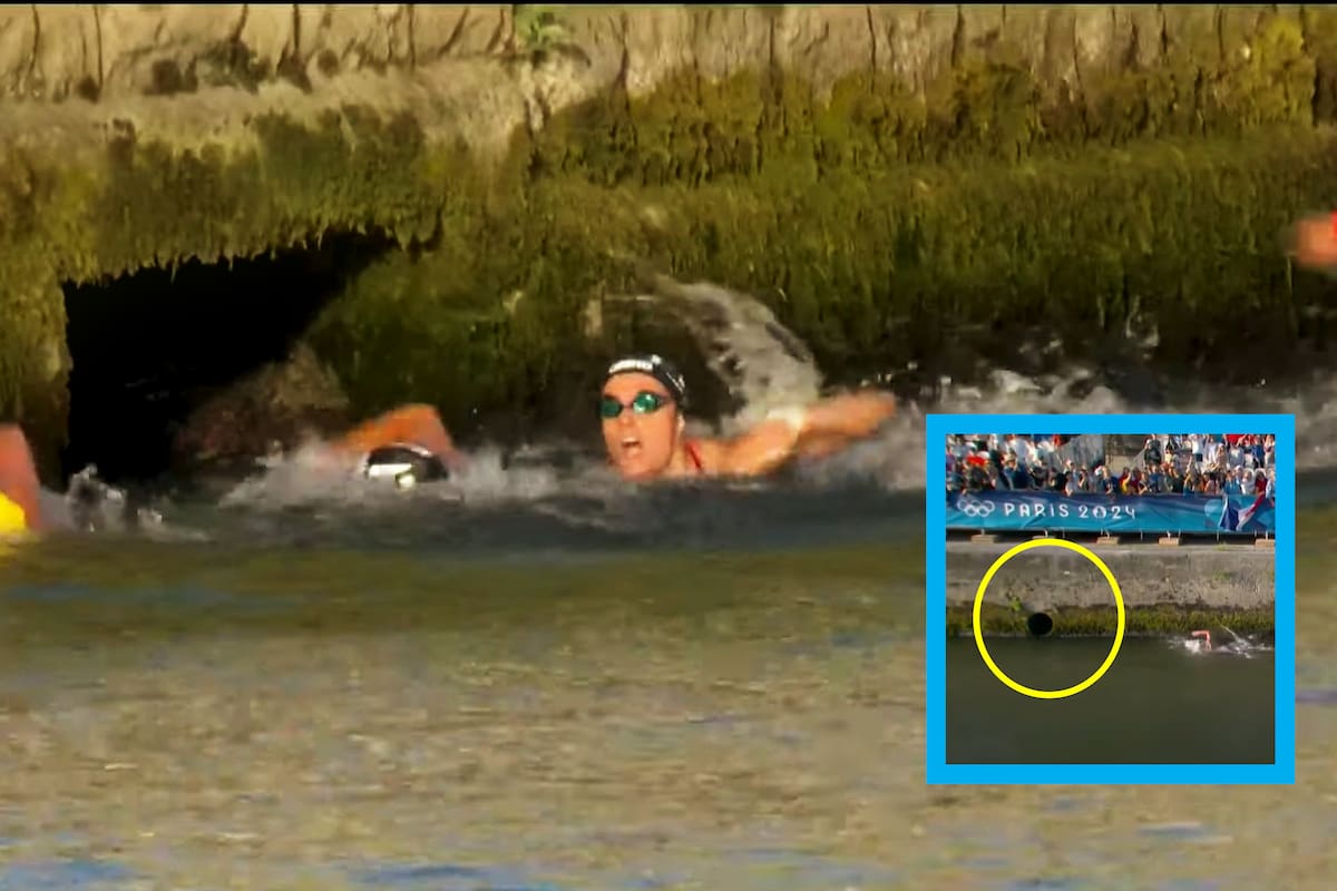 Río Sena luce asqueroso durante competencia de los Juegos Olímpicos