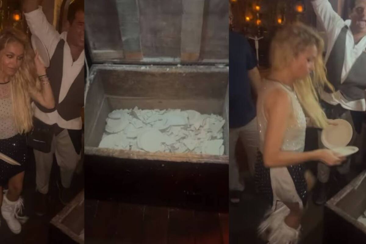 Paulina Rubio celebró su cumpleaños con una tradición griega