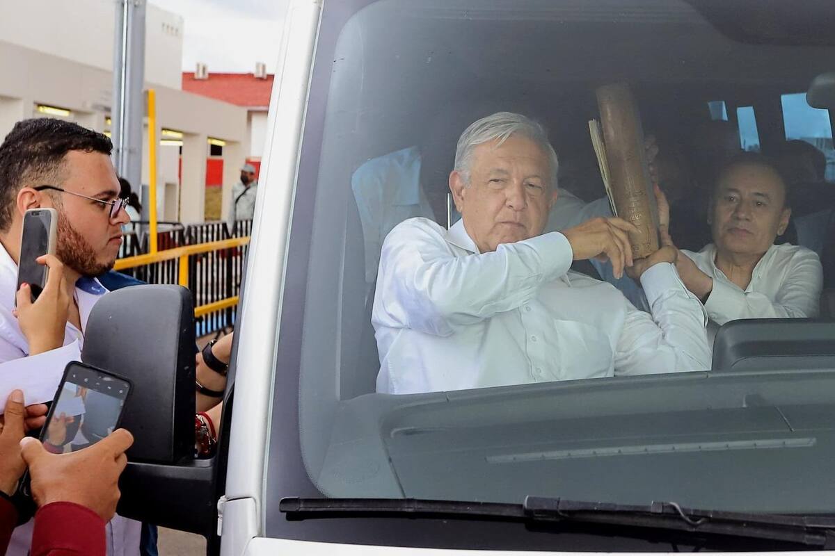 Presentan proyectos de modernización a AMLO en Nogales