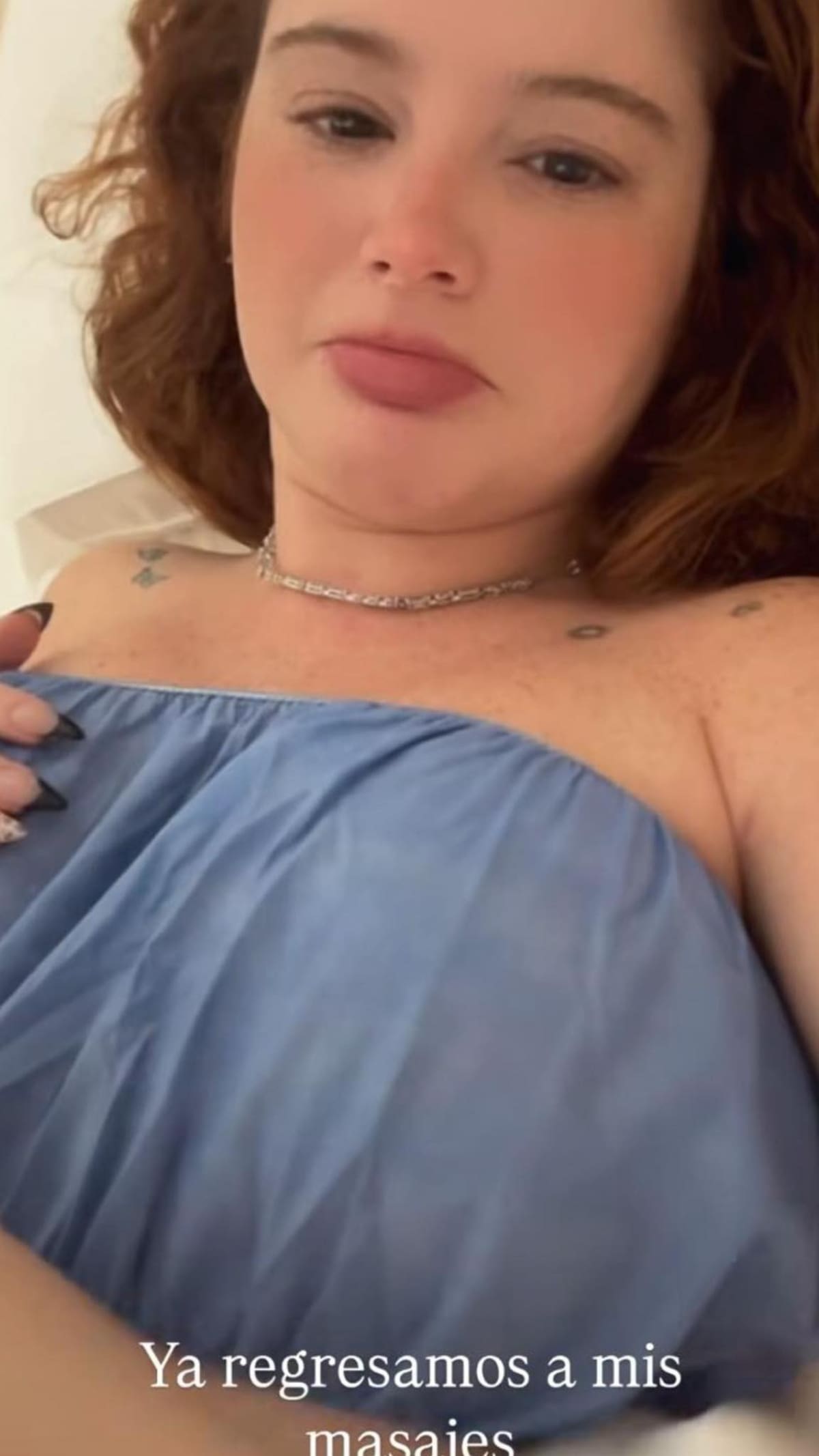 Briggitte Bozzo comparte el proceso de sus masajes | Captura de pantalla (@briggi_bozzo)