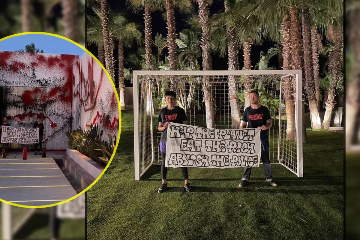 Lionel Messi: ¿Por qué un grupo de activistas climáticos pintaron la mansión del futbolista en Ibiza?