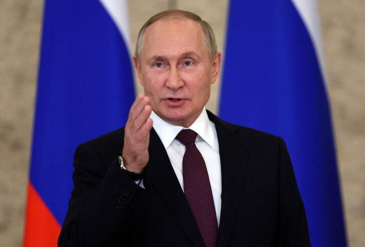 Foto del presidente ruso Vladimir Putin en la cumbre de la Organización de Cooperación de Shanghái en la ciudad uzbeka de Samarcanda
Sept 16, 2022. Sputnik/Sergey Bobylev/Pool via REUTERS