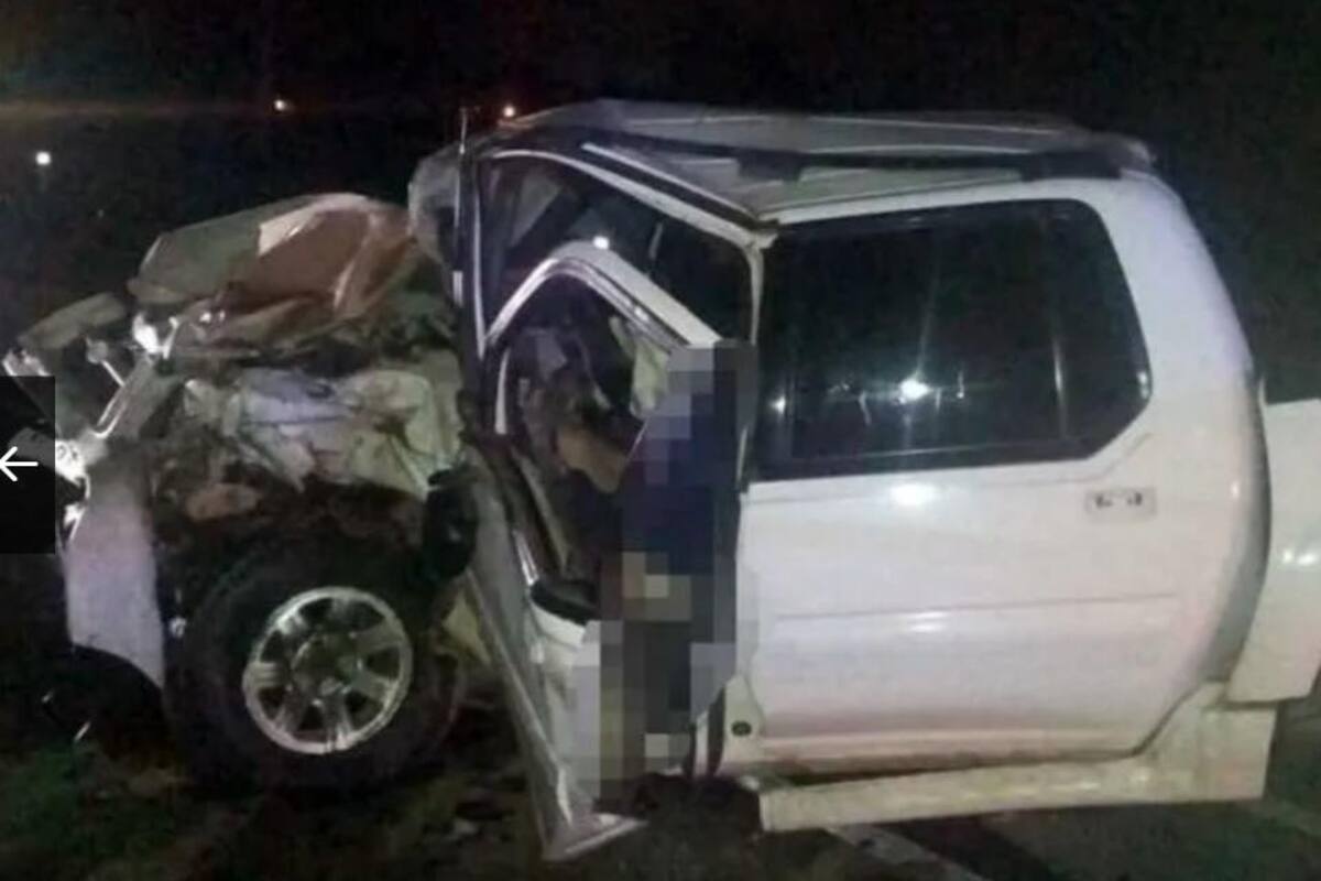 Tres calcinados en accidente en carretera Transpeninsular