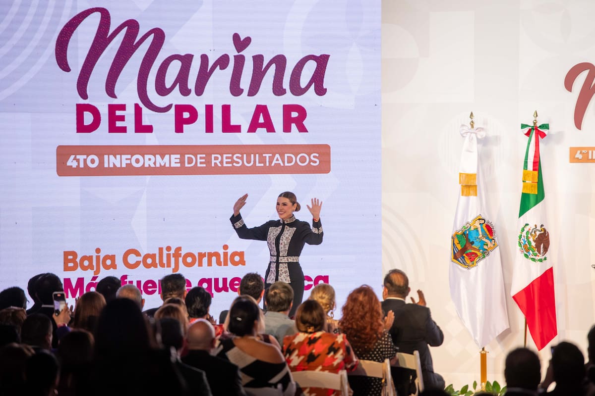 La gobernadora destacó logros en bienestar social, seguridad, infraestructura y apoyo histórico a las mujeres con programas como la Tarjeta y el Transporte Violeta. Foto: Cortesita